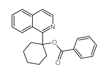 Cyclohexanol,1-(1-isoquinolinyl)-, 1-benzoate结构式