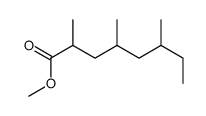 2,4,6-Trimethyloctanoic acid methyl ester结构式