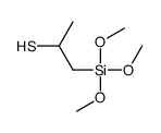 1-trimethoxysilylpropane-2-thiol结构式