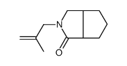 2-(2-methylprop-2-enyl)-1,3a,4,5,6,6a-hexahydrocyclopenta[c]pyrrol-3-one Structure