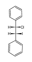 (+/-)-erythro()-α-chloro-α'-iodo-bibenzyl结构式