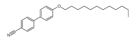 4'-氰基-4-十二烷氧基联苯结构式