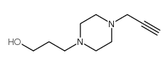 1-Piperazinepropanol,4-(2-propynyl)-(9CI) structure