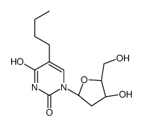 5-butyl-1-[(2R,4S,5R)-4-hydroxy-5-(hydroxymethyl)oxolan-2-yl]pyrimidine-2,4-dione结构式