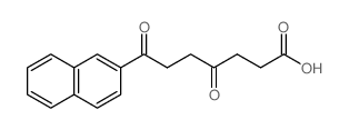 7-naphthalen-2-yl-4,7-dioxo-heptanoic acid structure