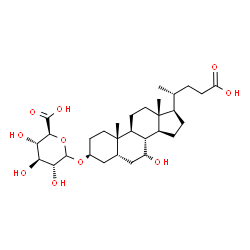 (3a,5b,7a)-23-carboxy-7-hydroxy-24-norcholan-3-yl b-D-glucopyranosiduronic acid picture