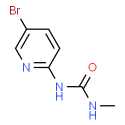 1-(5-bromopyridin-2-yl)-3-Methylurea Structure