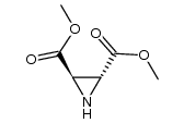 dimethyl trans-aziridine-2,3-dicarboxylate Structure