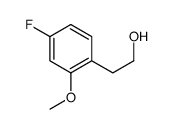 Benzeneethanol, 4-fluoro-2-methoxy- (9CI)结构式