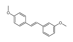 1-methoxy-3-[2-(4-methoxyphenyl)ethenyl]benzene Structure