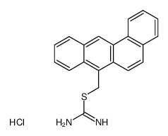 S-benz[a]anthracen-7-ylmethyl-isothiourea; hydrochloride Structure