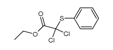 ethyl phenylsulfanyldichloroacetate结构式