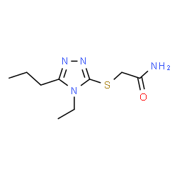 Acetamide, 2-[(4-ethyl-5-propyl-4H-1,2,4-triazol-3-yl)thio]- (9CI)结构式