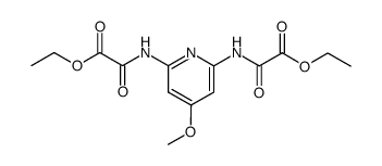 Diethyl N,N'-[4-methoxy-2,6-pyridinediyl]-dioxamate Structure