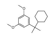 1-(2-cyclohexylpropan-2-yl)-3,5-dimethoxybenzene Structure