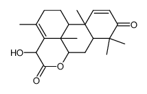 15-Hydroxy-4-methylpicrasa-1,13-diene-3,16-dione Structure