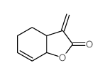 3-methylidene-3a,4,5,7a-tetrahydrobenzofuran-2-one structure