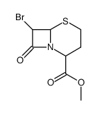 7-bromo-8-oxo-5-thia-1-aza-bicyclo[4.2.0]octane-2-carboxylic acid methyl ester结构式