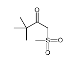 3,3-dimethyl-1-methylsulfonylbutan-2-one Structure