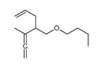 4-(butoxymethyl)-3-methylhepta-1,2,6-triene结构式