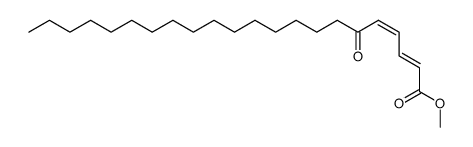 (2E,4Z)-6-Oxo-docosa-2,4-dienoic acid methyl ester结构式