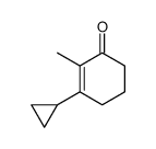 3-cyclopropyl-2-methylcyclohex-2-en-1-one结构式