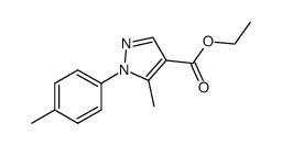 ETHYL 5-METHYL-1-P-TOLYL-1H-PYRAZOLE-4-CARBOXYLATE结构式