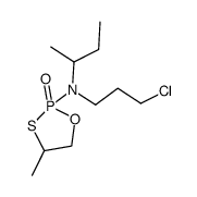 sec-Butyl-(3-chloro-propyl)-(4-methyl-2-oxo-2λ5-[1,3,2]oxathiaphospholan-2-yl)-amine结构式