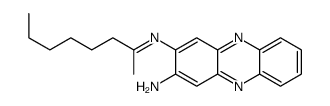 3-(octan-2-ylideneamino)phenazin-2-amine结构式