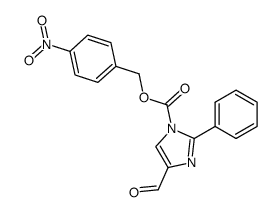 4-formyl-2-phenylimidazole-1-carboxylic acid 4-nitrobenzyl ester结构式