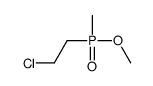 1-chloro-2-[methoxy(methyl)phosphoryl]ethane结构式