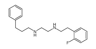 N'-[2-(2-fluorophenyl)ethyl]-N-(3-phenylpropyl)ethane-1,2-diamine结构式