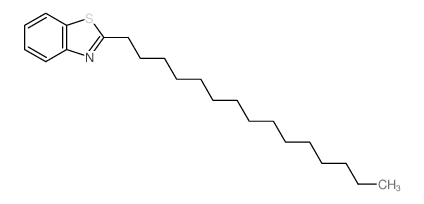 Benzothiazole,2-pentadecyl- Structure