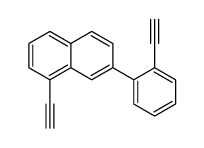 1-ethynyl-7-(2-ethynylphenyl)naphthalene结构式