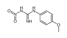 Guanidine,N-(4-methoxyphenyl)-N'-nitro- Structure