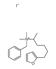benzyl-[6-(furan-2-yl)hexan-2-yl]-dimethylazanium,iodide结构式