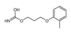 3-(2-Methylphenyloxy)propyl=carbamate结构式