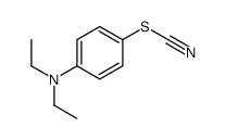 [4-(diethylamino)phenyl] thiocyanate Structure