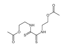 N,N'-Bis(2-acetoxyethyl)ethanebisthioamide structure