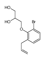 3-(2-Allyl-6-bromophenoxy)-1,2-propanediol结构式