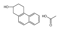 acetic acid,(2S)-1,2,3,4-tetrahydrophenanthren-2-ol Structure