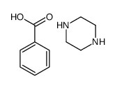benzoic acid,piperazine结构式