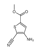 methyl 4-amino-5-cyanothiophene-2-carboxylate结构式