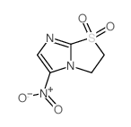 Imidazo[2,1-b]thiazole,2,3-dihydro-5-nitro-, 1,1-dioxide structure