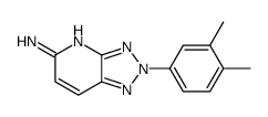 2-(3,4-xylyl)-2H-1,2,3-triazolo[4,5-b]pyridin-5-amine structure