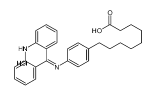 acridin-9-yl-[4-(8-carboxyoctyl)phenyl]azanium,chloride结构式