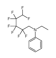 N-ethyl-N-(2,2,3,3,4,4,5,5-octafluoropentyl)aniline结构式