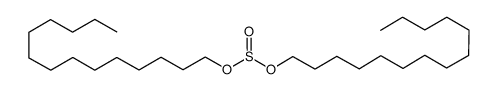 ditetradecyl sulfite Structure