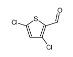 3,5-dichloro-thiophene-2-carbaldehyde Structure