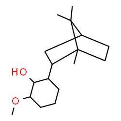 2-methoxy-6-(1,7,7-trimethylbicyclo[2.2.1]hept-2-yl)cyclohexan-1-ol结构式